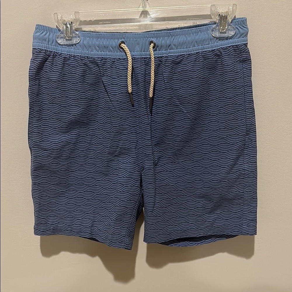 Fair Harbor Blue Swim Trunks Quick-Dry Relaxed Fit